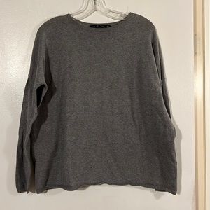 Zara gray crew neck sweater
